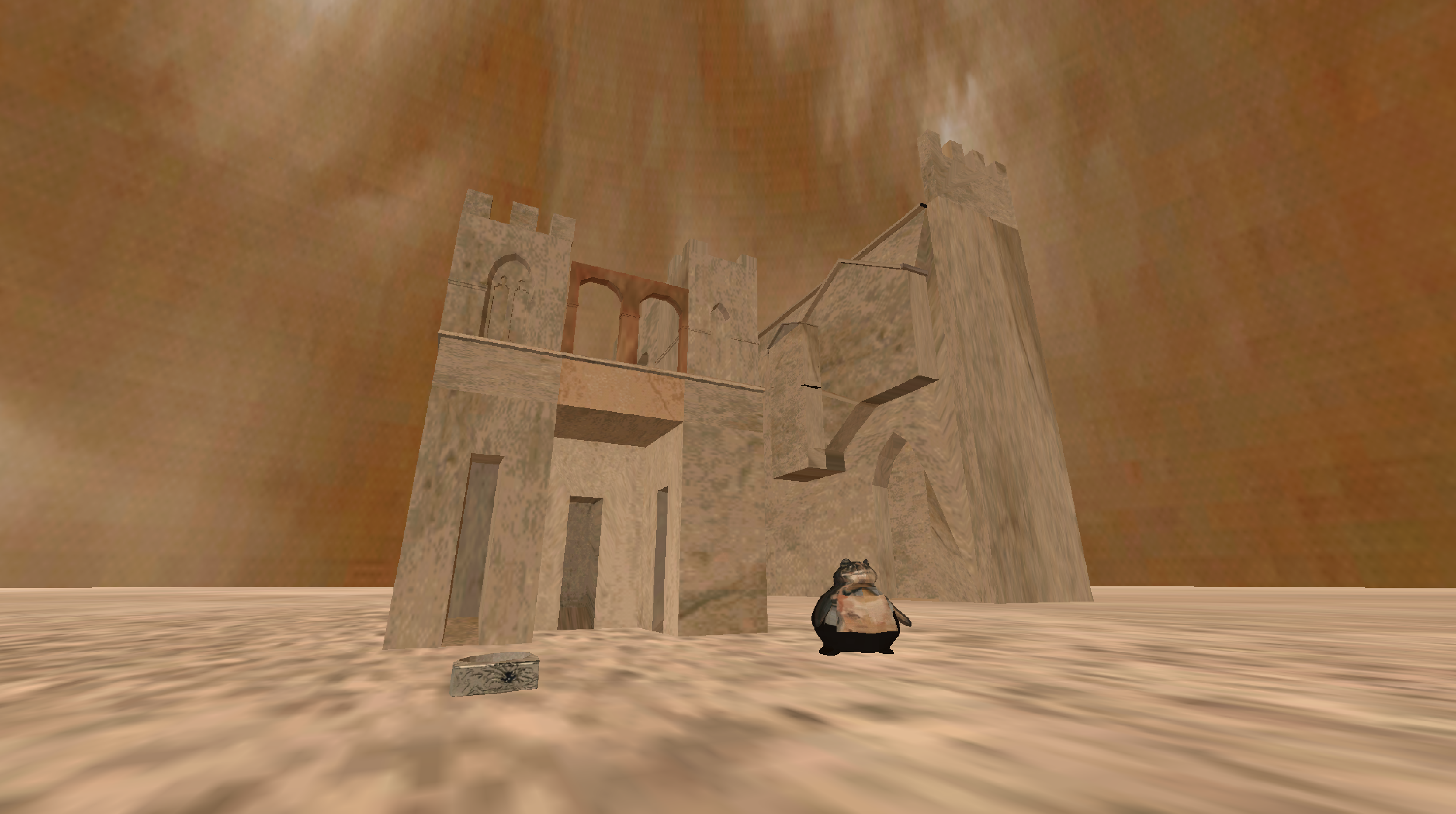 Screenshot of the trailer game